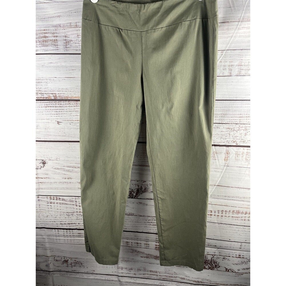 Hope & Harlow Ankle Pants Women’s 8 Gray Pull -on